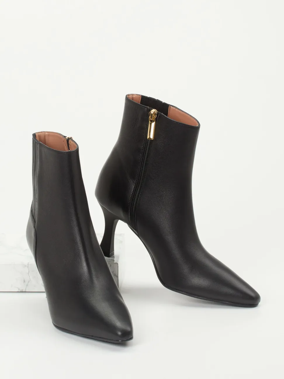 Konstantin Starke – Stiefeletten aus Kalbleder schwarz