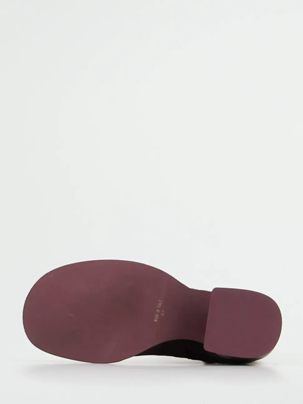Konstantin Starke – Stiefeletten aus Veloursleder Bordeaux