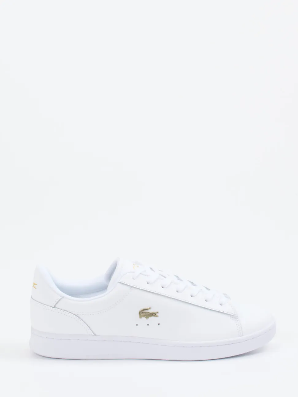 Lacoste – Low-Top Sneaker aus Glattleder weiß