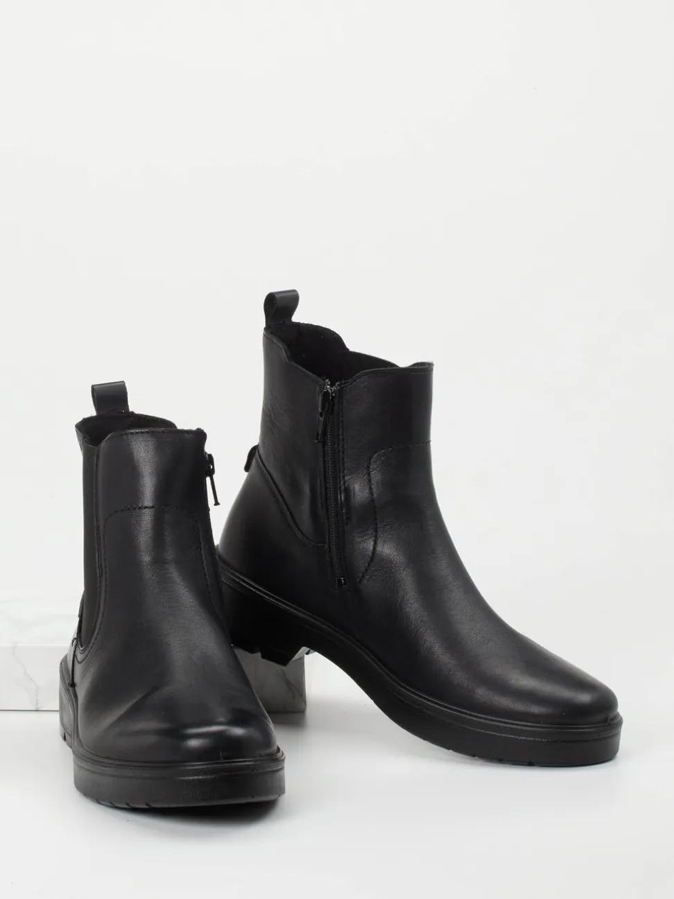 Legero – Chelsea Boots aus Glattleder schwarz