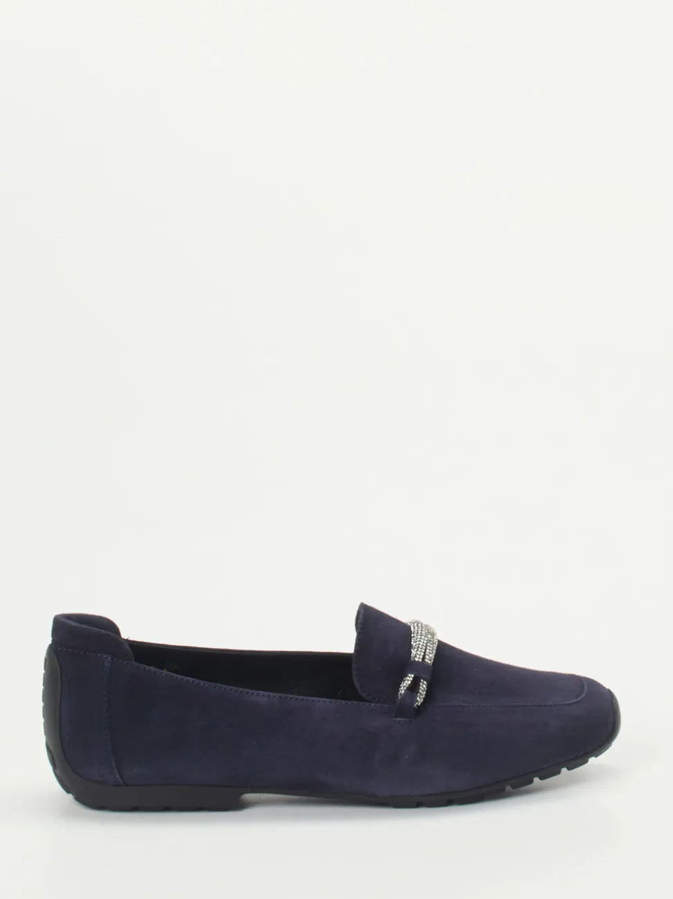 Mania – Loafer aus Veloursleder in Dunkelblau
