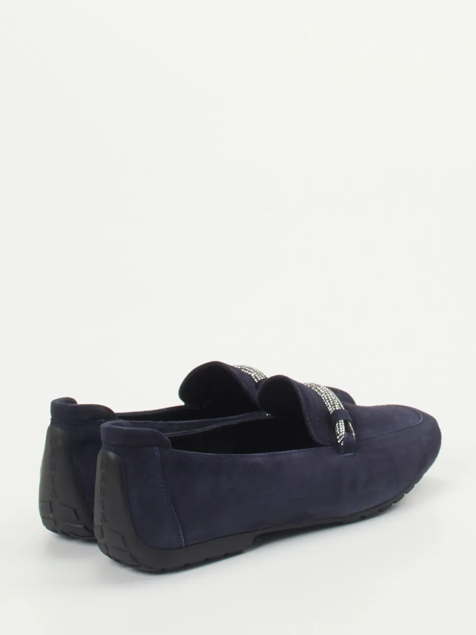 Mania – Loafer aus Veloursleder in Dunkelblau