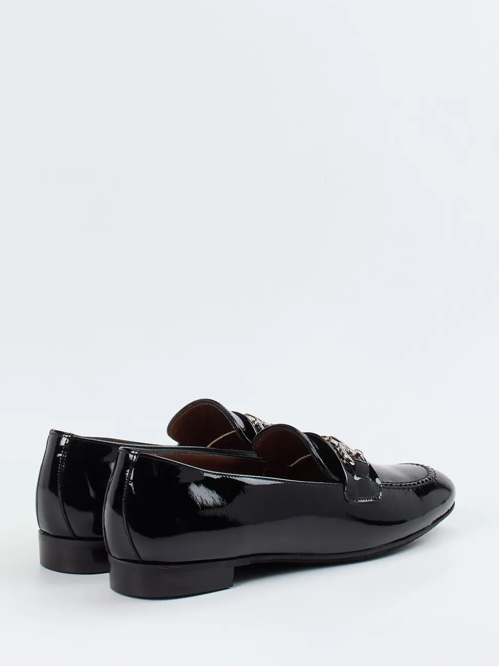 Mannori – Loafer aus Lackleder schwarz