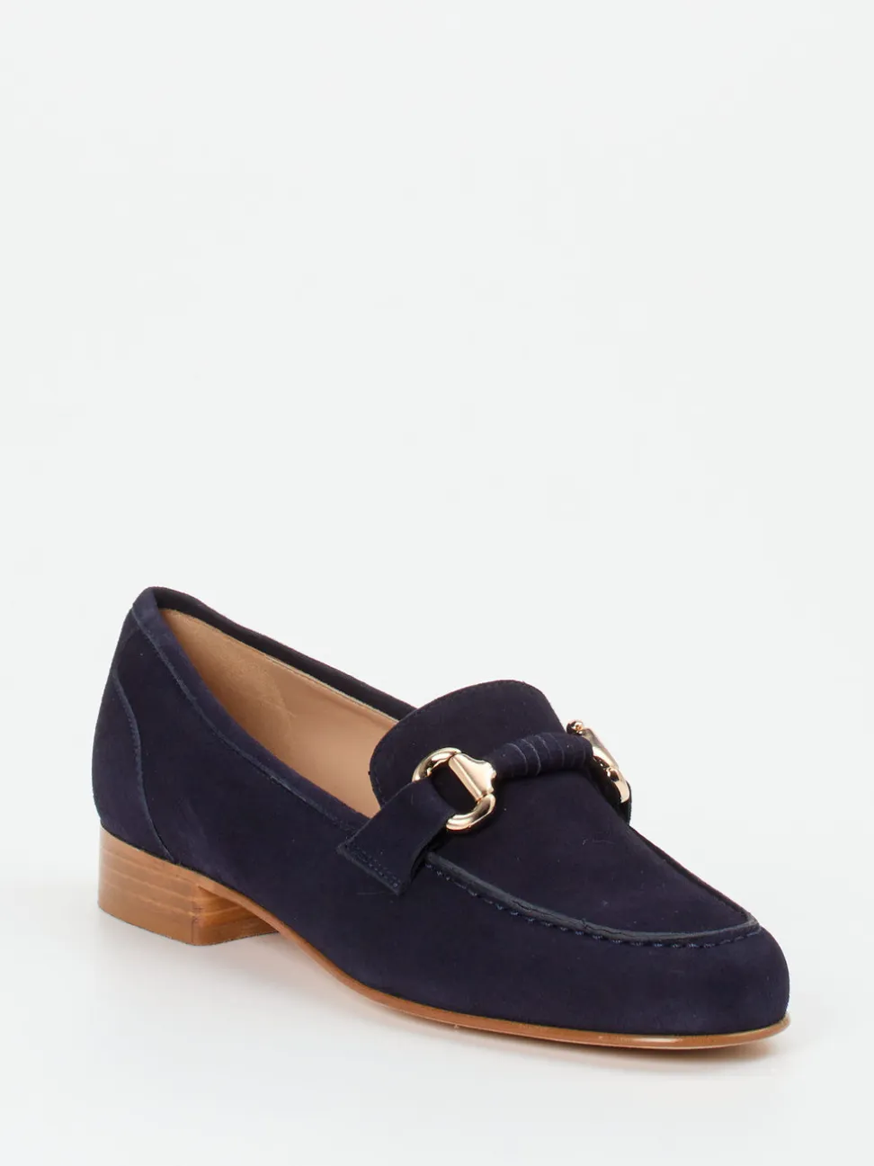 Mannori – Loafer aus Veloursleder Dunkelblau