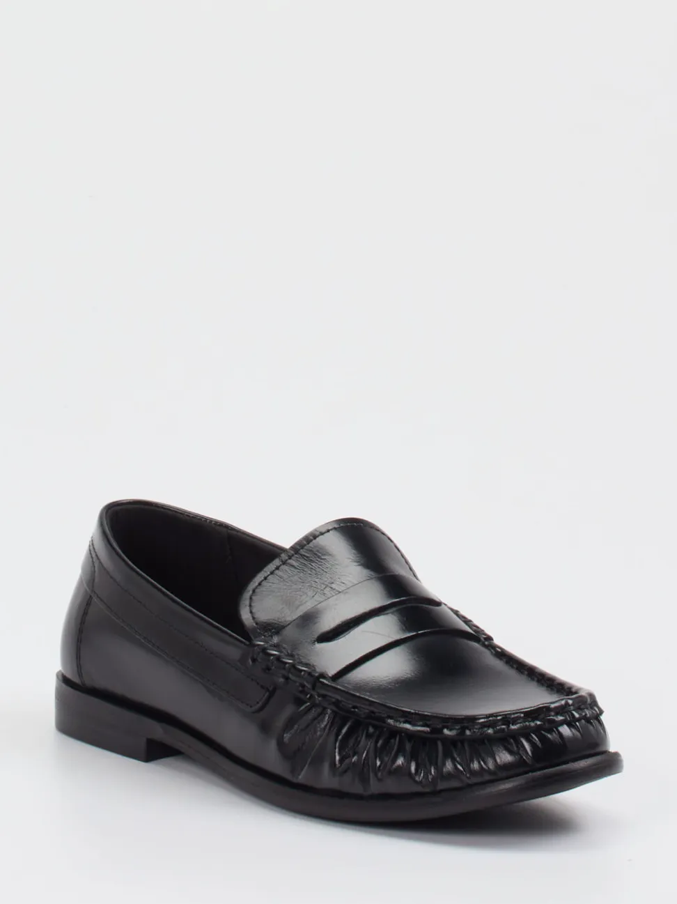 Marc O'Polo – Loafer aus Hochglanzleder schwarz