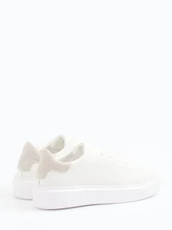 Marc O'Polo – Sneaker aus Leder in Offwhite