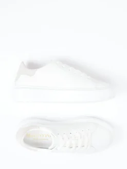 Marc O'Polo – Sneaker aus Leder in Offwhite