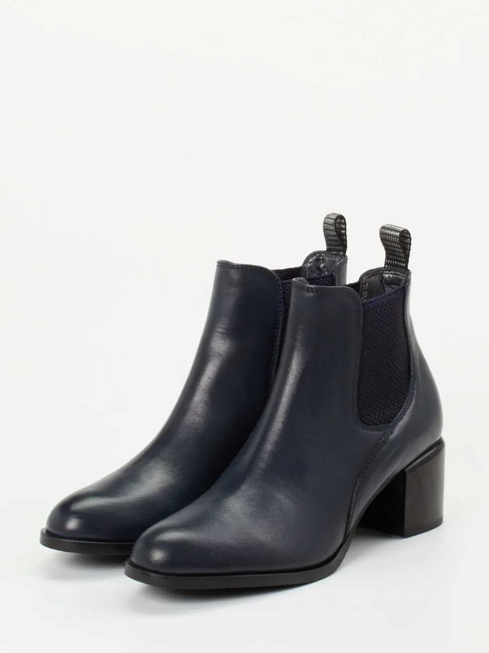 Maripé – Chelsea Boots aus Kalbleder Dunkelblau
