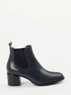 Maripé – Chelsea Boots aus Kalbleder Dunkelblau