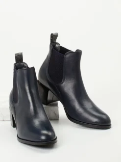 Maripé – Chelsea Boots aus Kalbleder Dunkelblau