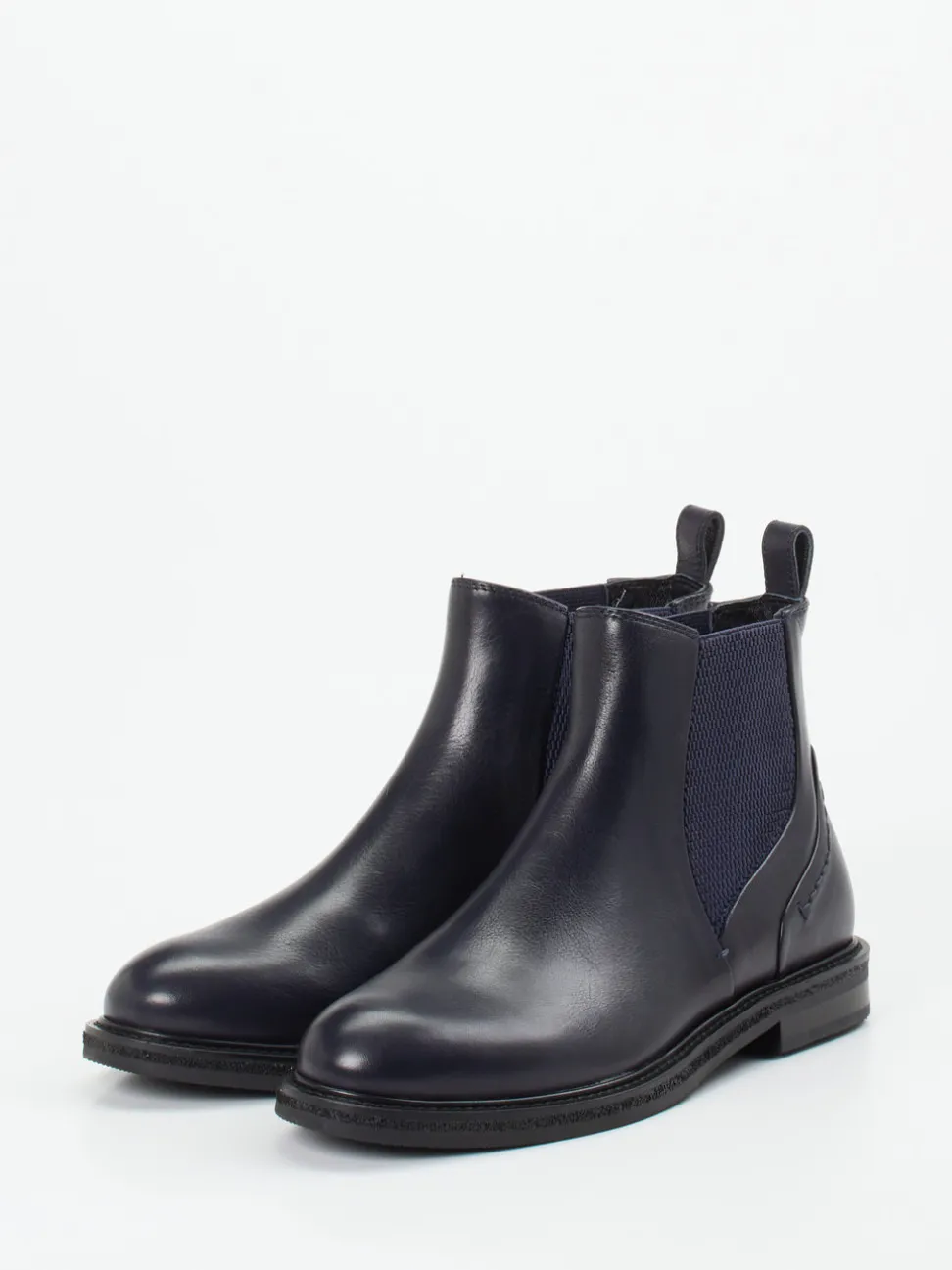 Maripé – Chelsea Boots aus Kalbleder in Dunkelblau
