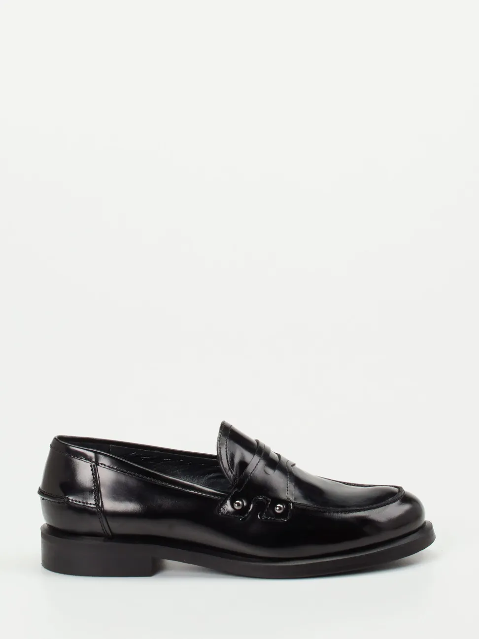 Maripé – Loafer aus Hochglanzleder Schwarz
