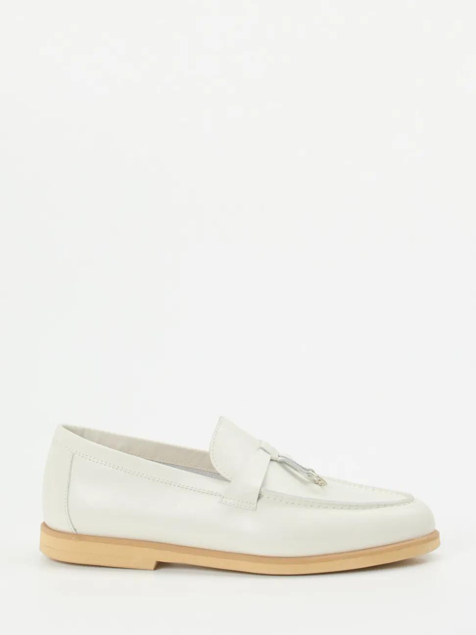 Maripé – Loafer aus Kalbleder in Offwhite