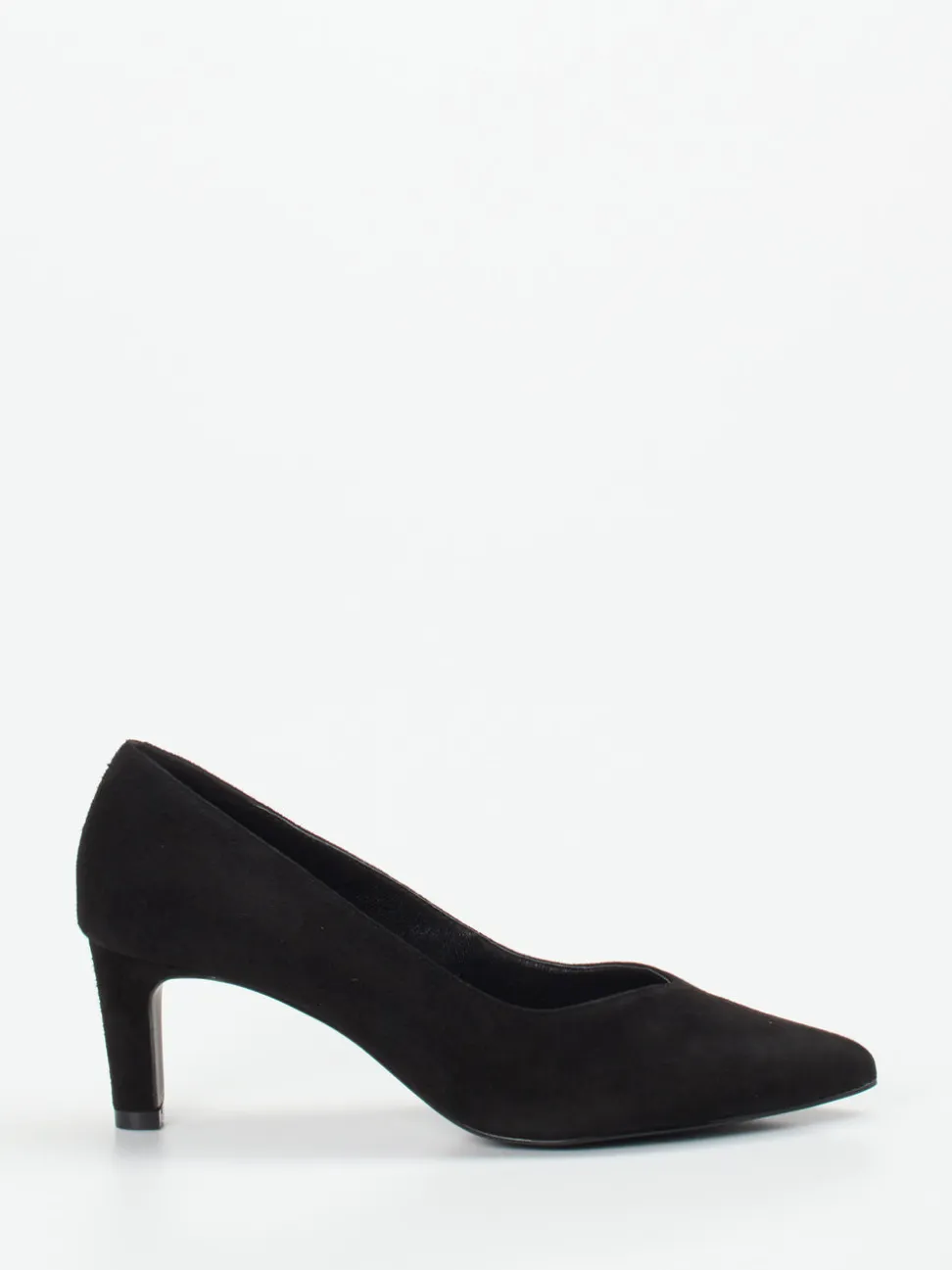 Maripé – Pumps aus Veloursleder schwarz