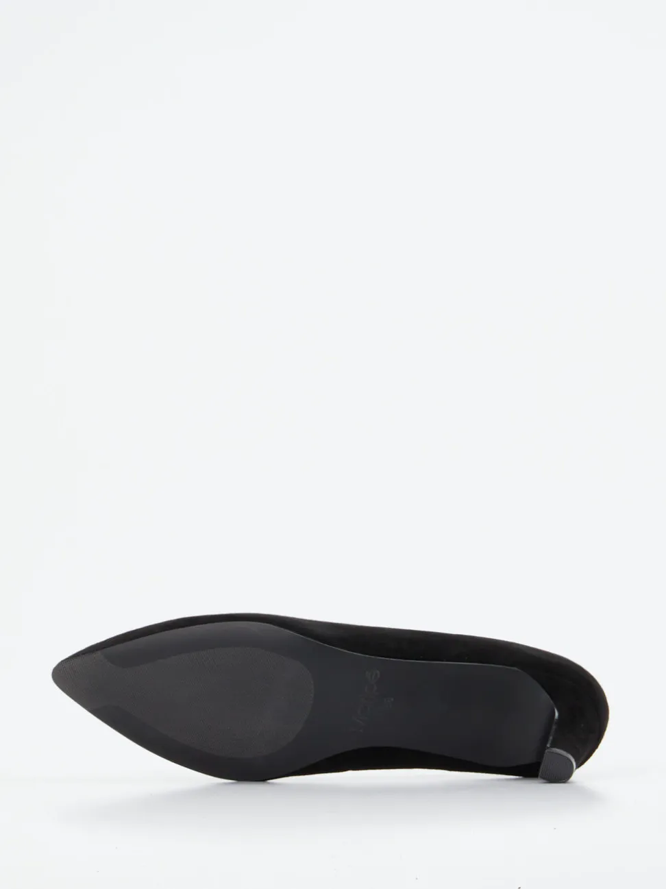 Maripé – Pumps aus Veloursleder schwarz