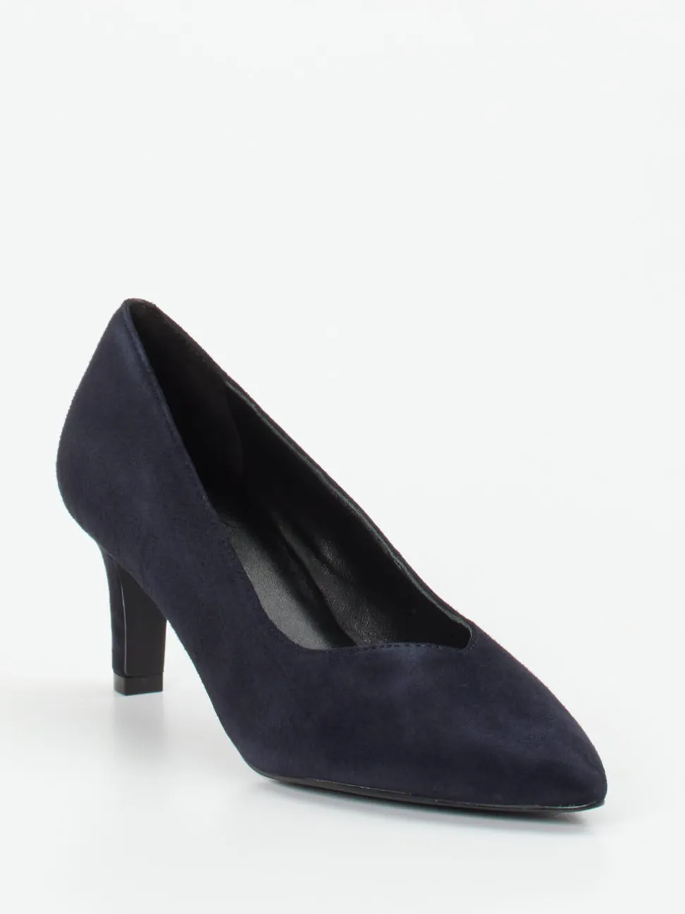 Maripé – Pumps aus Veloursleder dunkelblau