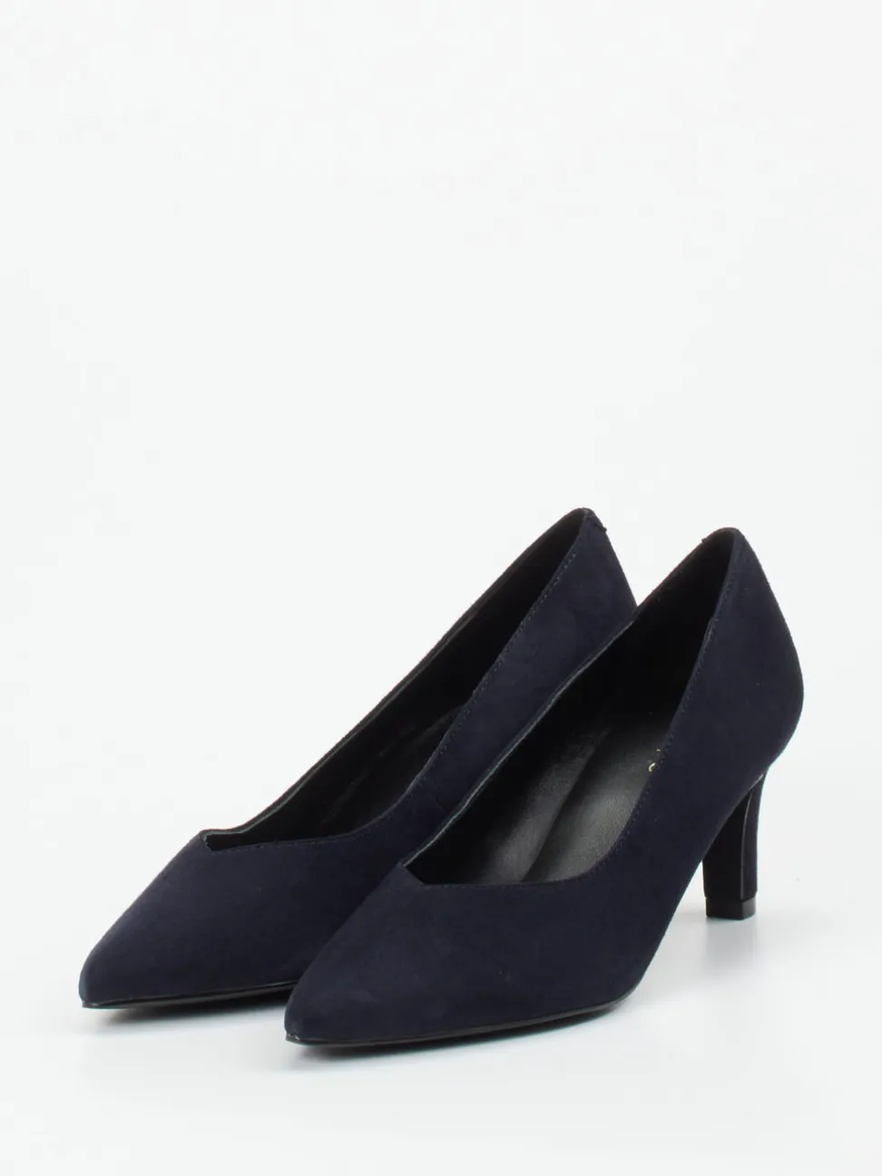 Maripé – Pumps aus Veloursleder dunkelblau