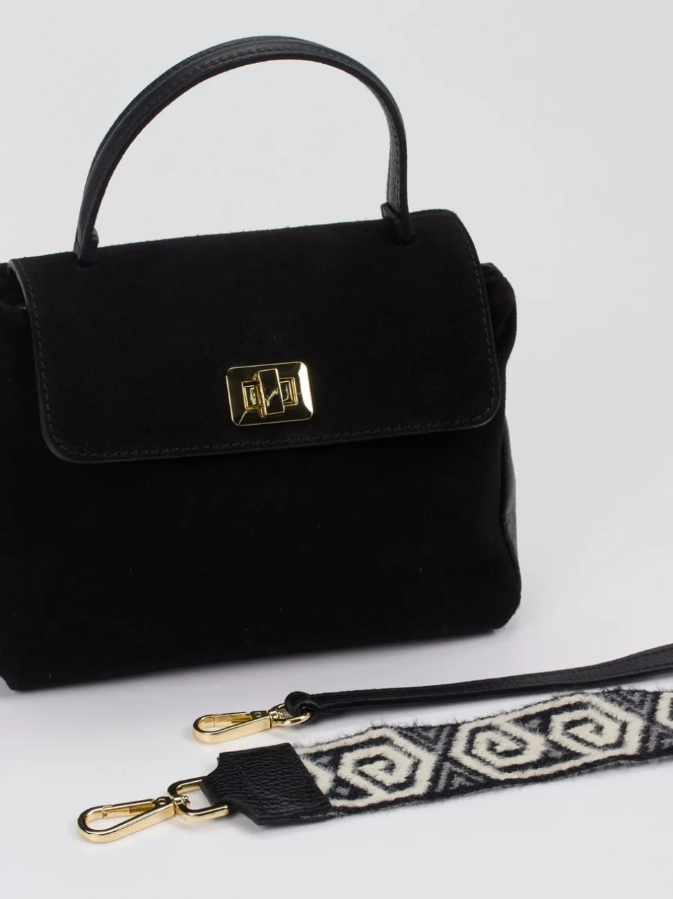 Marlon Firenze – Handtasche aus Kalbleder Schwarz
