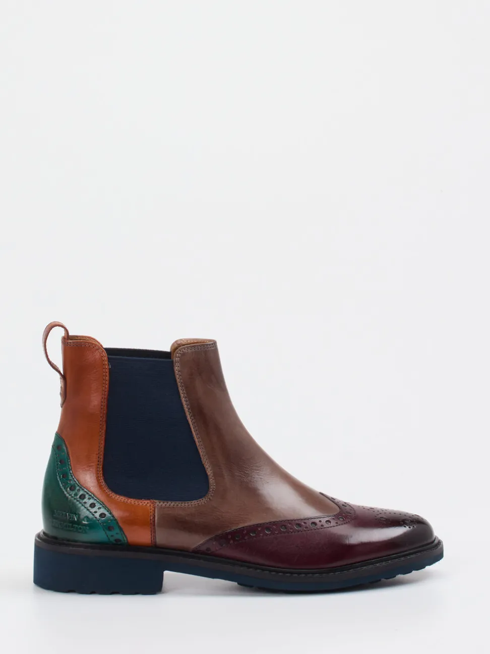 Melvin & Hamilton – Chelsea Boots aus Kalbleder Multi