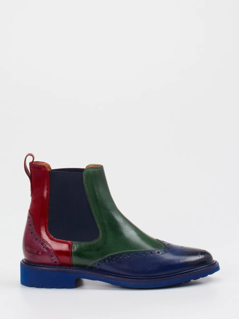 Melvin & Hamilton – Chelsea Boots aus Kalbleder multicolor