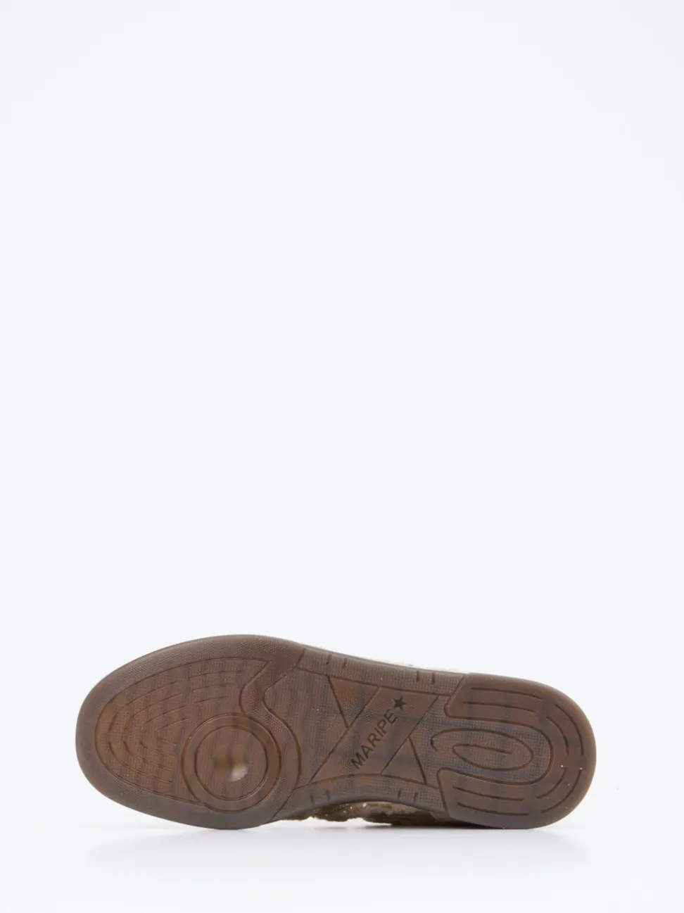 MRP – Low-Top Sneaker aus Veloursleder beige