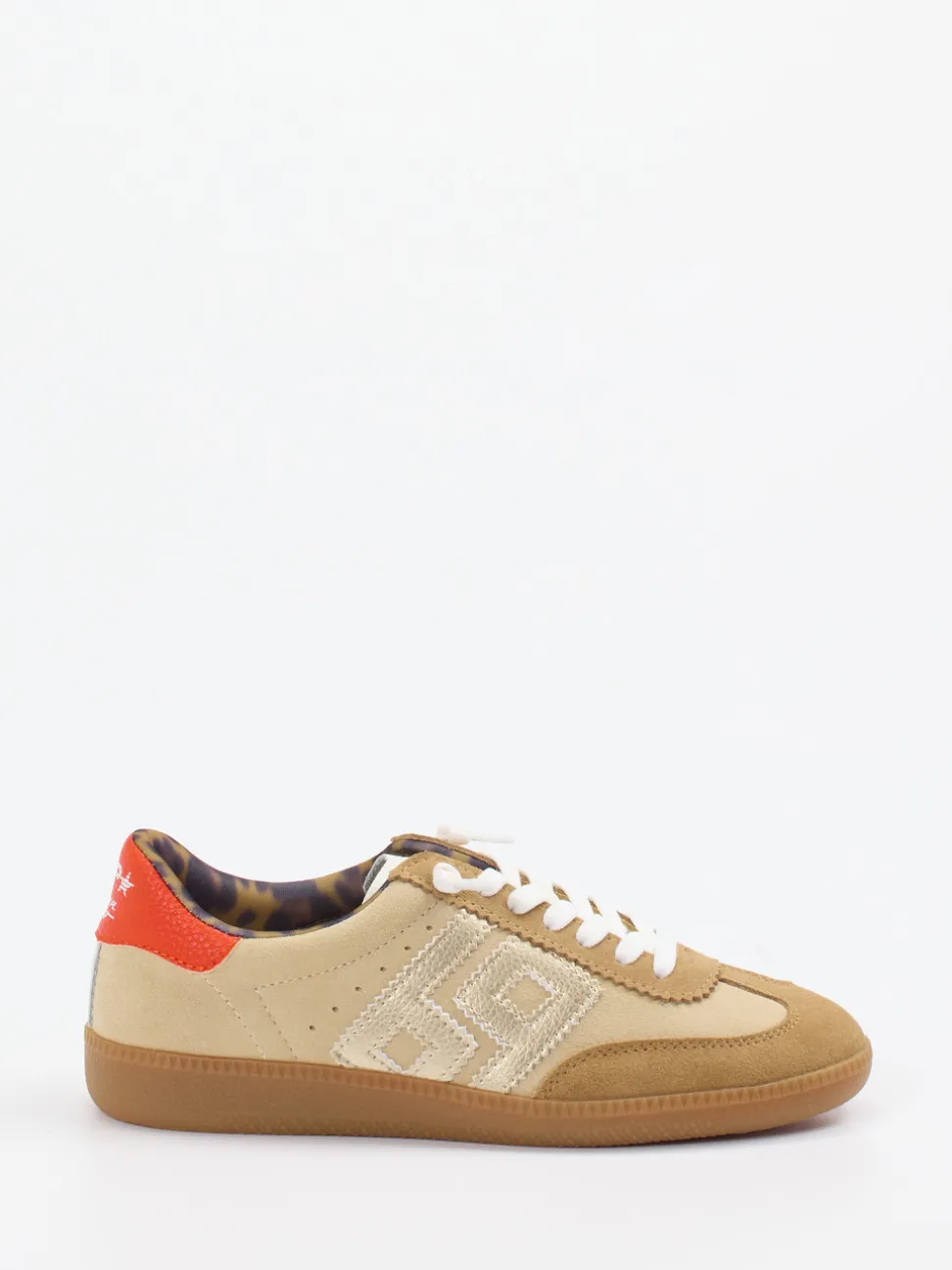 MRP – Retro-Sneaker aus Veloursleder in Braun
