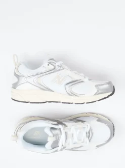 New Balance – Sneaker aus Textil in Offwhite