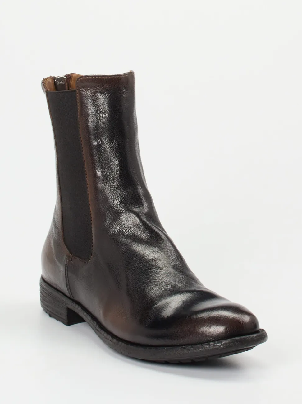Officine Creative – Chelsea Boots aus Büffelleder braun