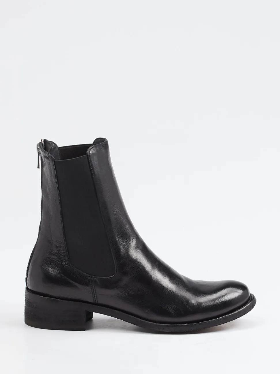 Officine Creative – Chelsea Boots aus Büffelleder schwarz