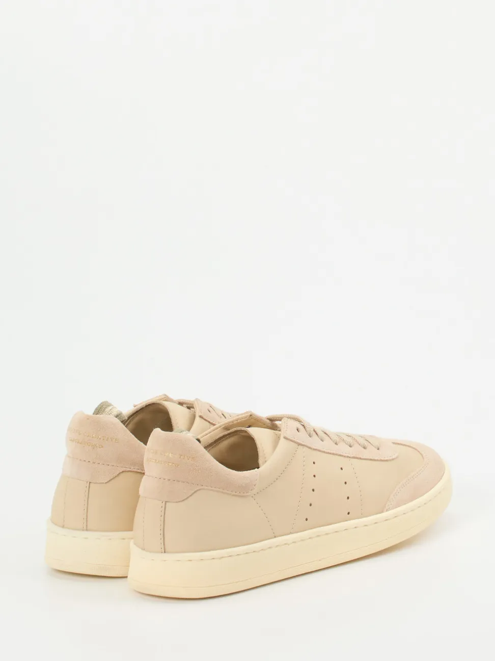 Officine Creative – Sneaker aus Veloursleder Beige