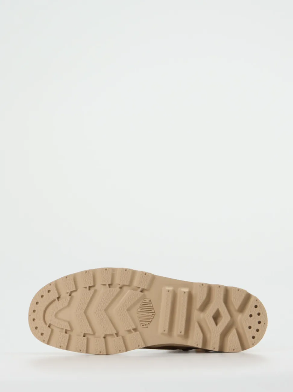 Palladium – Schnürboots aus Nubukleder camelbraun
