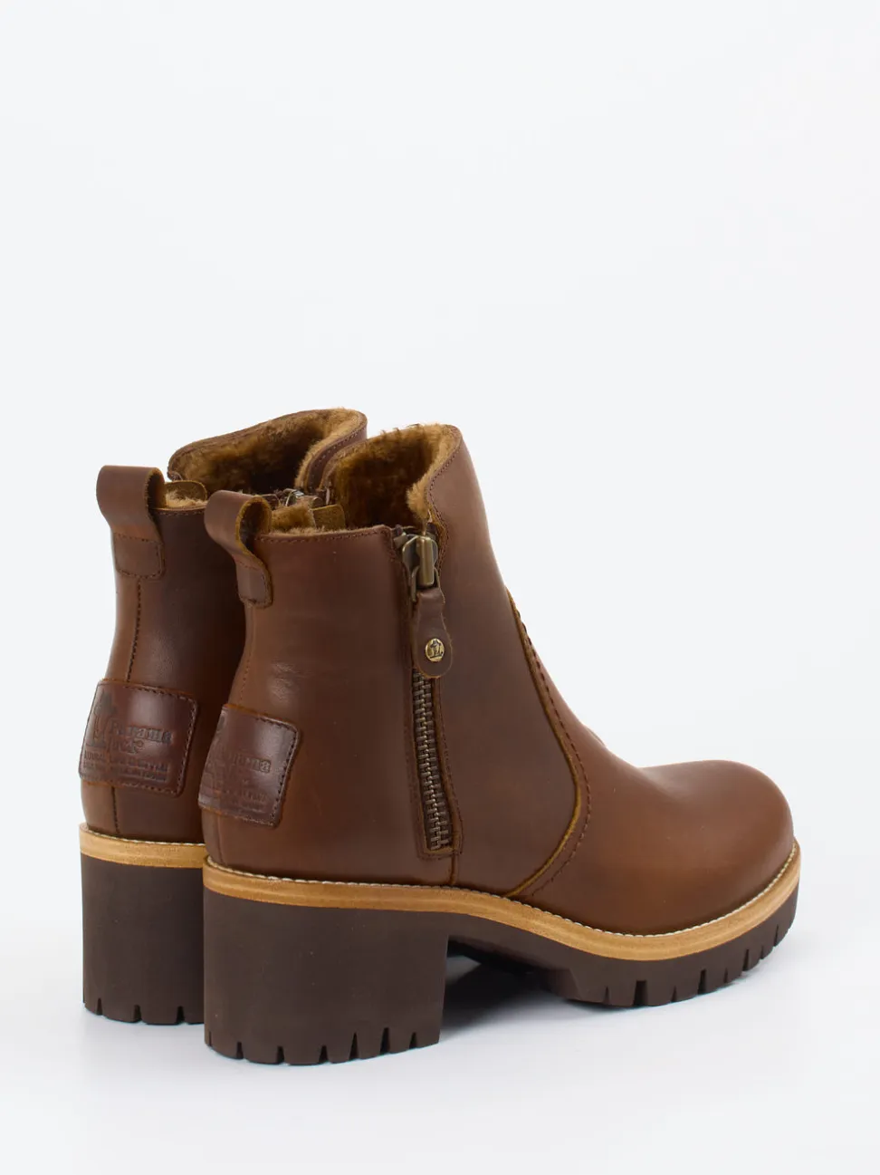Panama Jack – Stiefelette aus Lammleder mittelbraun