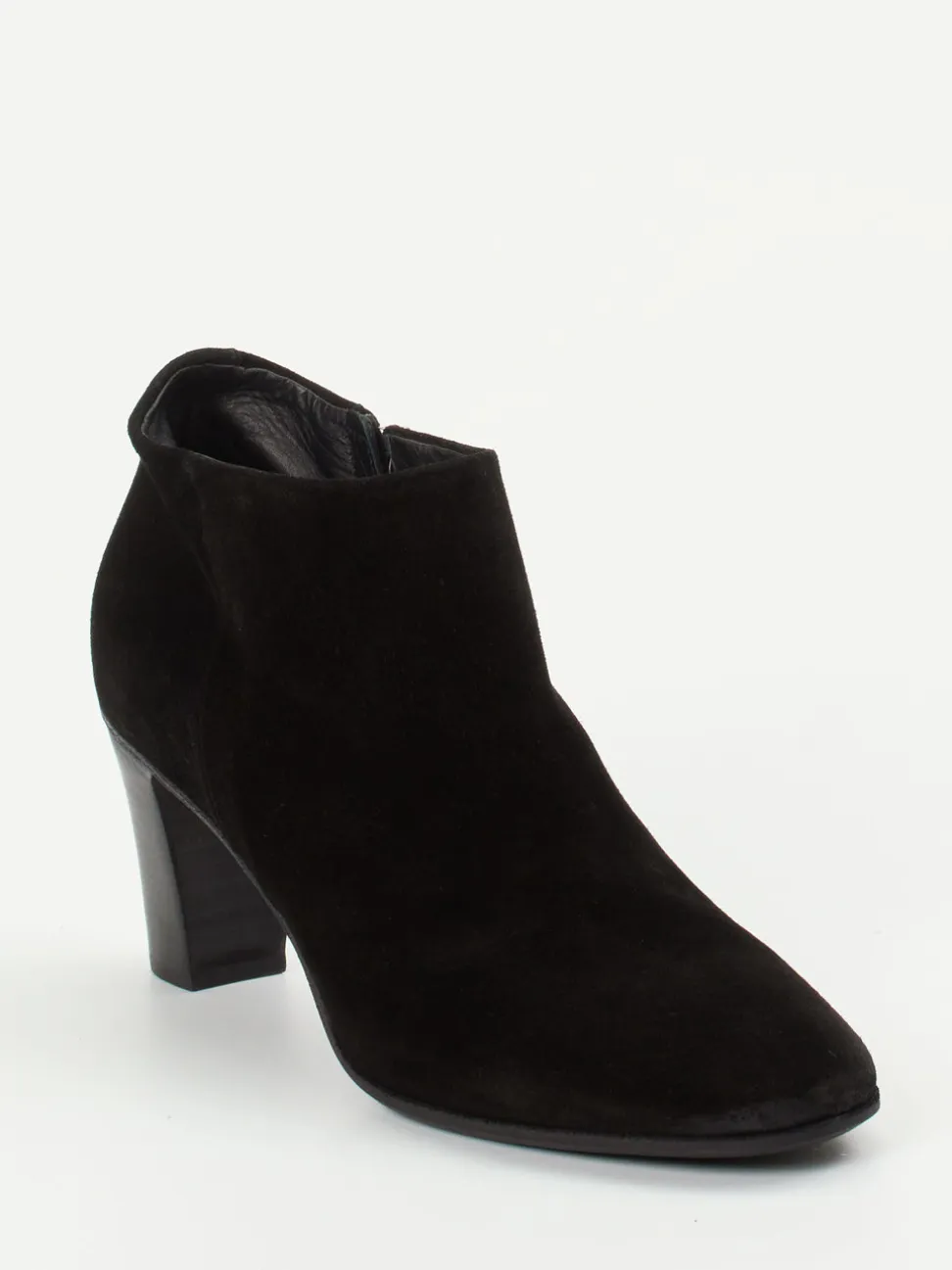 Pantanetti – Stiefeletten aus Veloursleder Schwarz