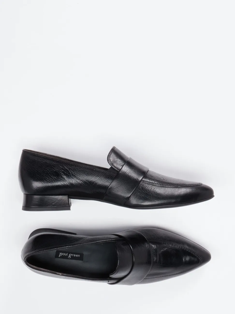 Paul Green – Loafer aus Kalbleder Schwarz