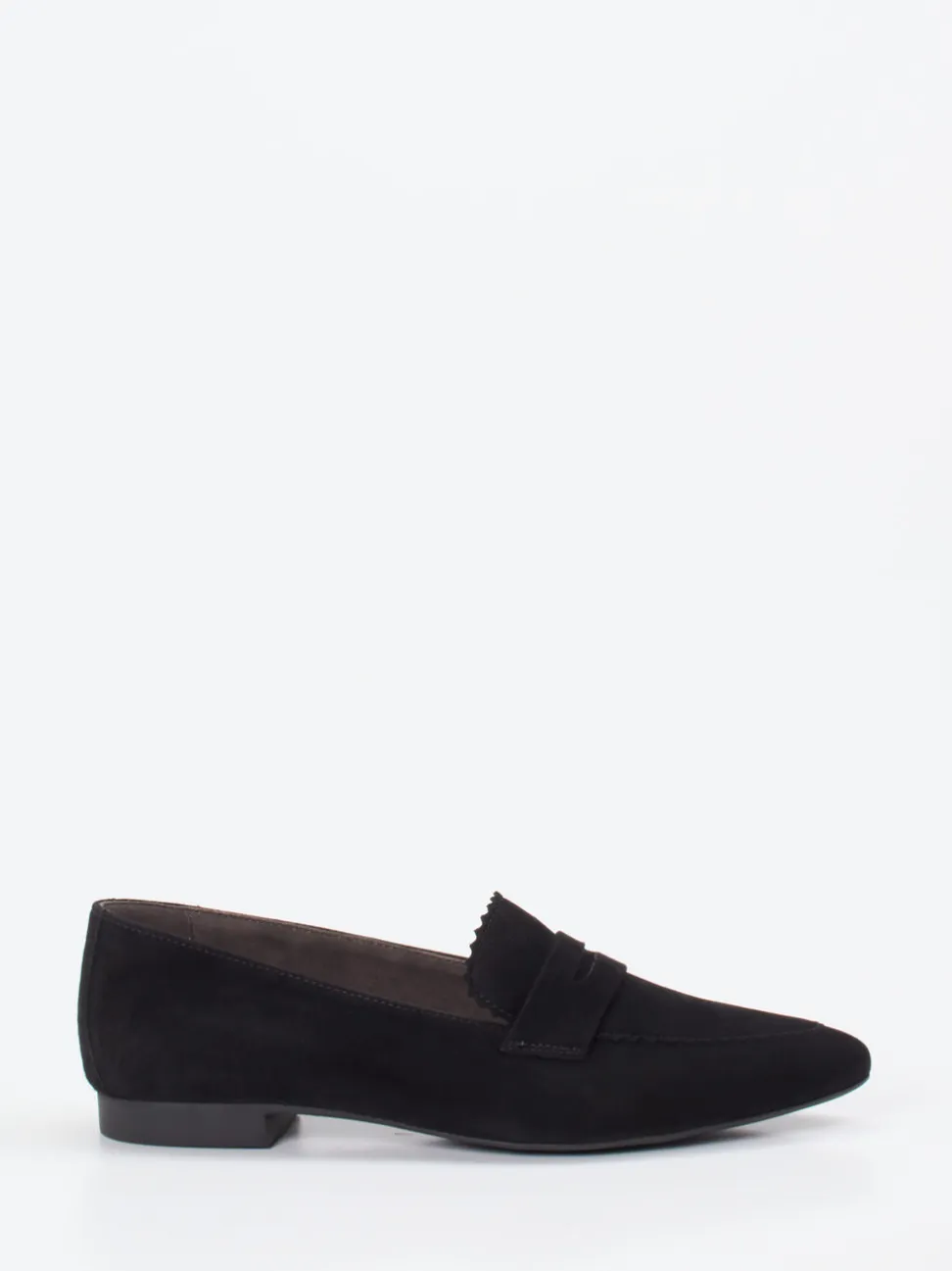 Paul Green – Loafer aus Veloursleder Schwarz
