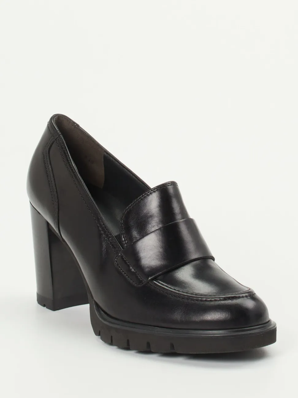 Paul Green – Loafer mit Blockabsatz aus Kalbleder