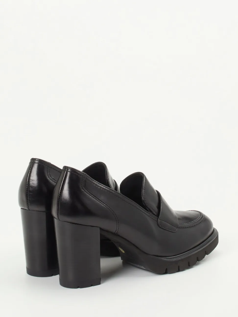 Paul Green – Loafer mit Blockabsatz aus Kalbleder
