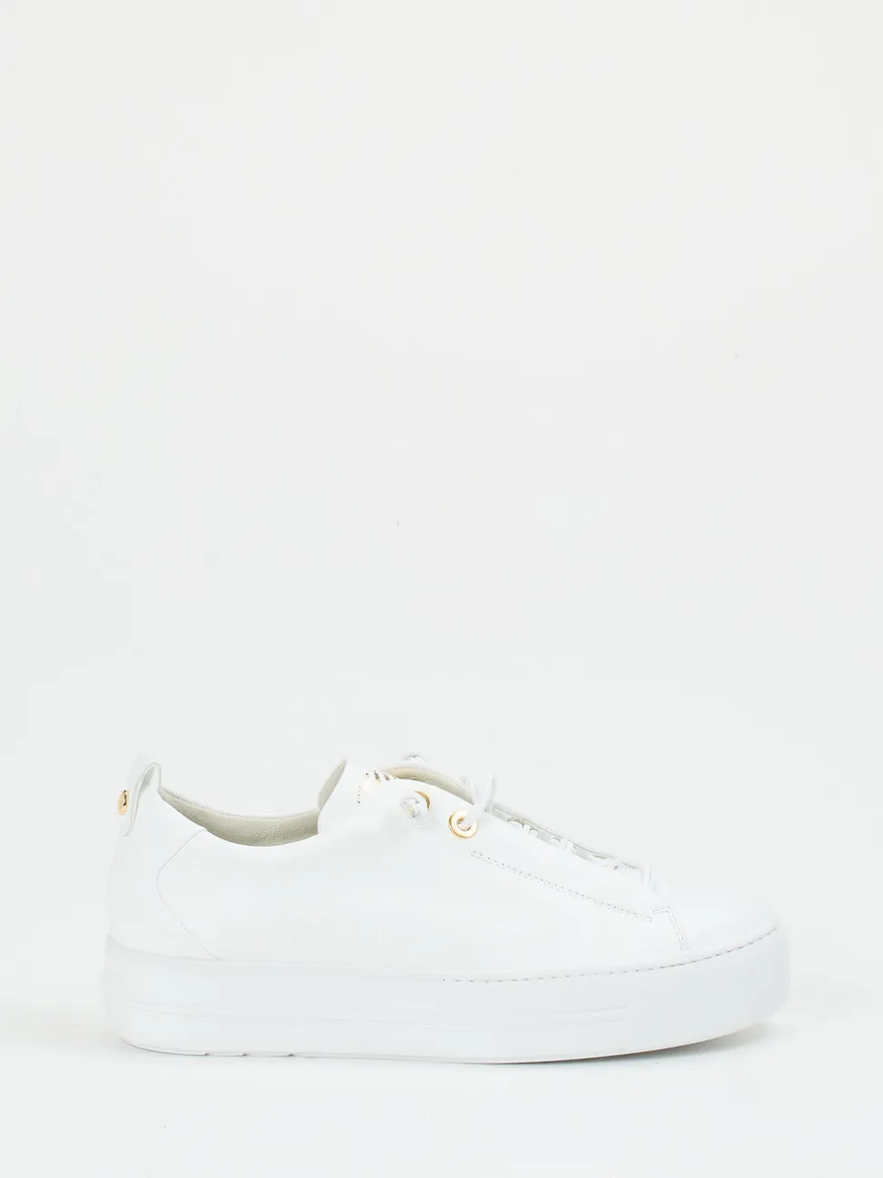 Paul Green – Plateau-Sneaker aus Kalbleder Weiß