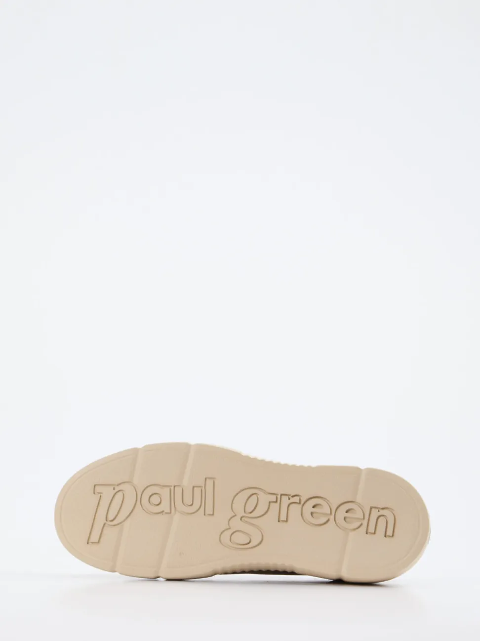 Paul Green – Plateau-Sneaker aus Kalbleder in Beige