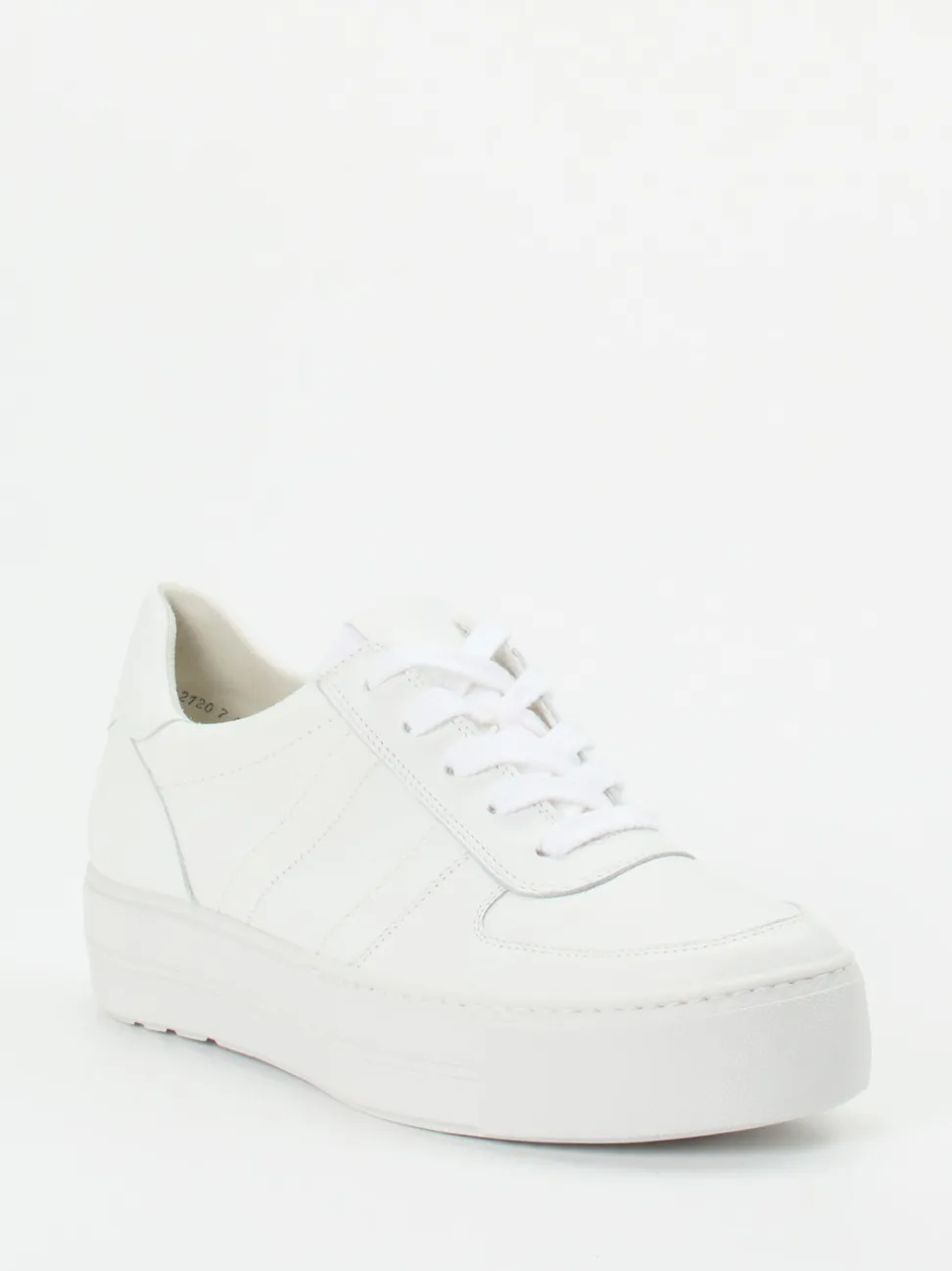 Paul Green – Plateau-Sneaker aus Kalbleder Weiß