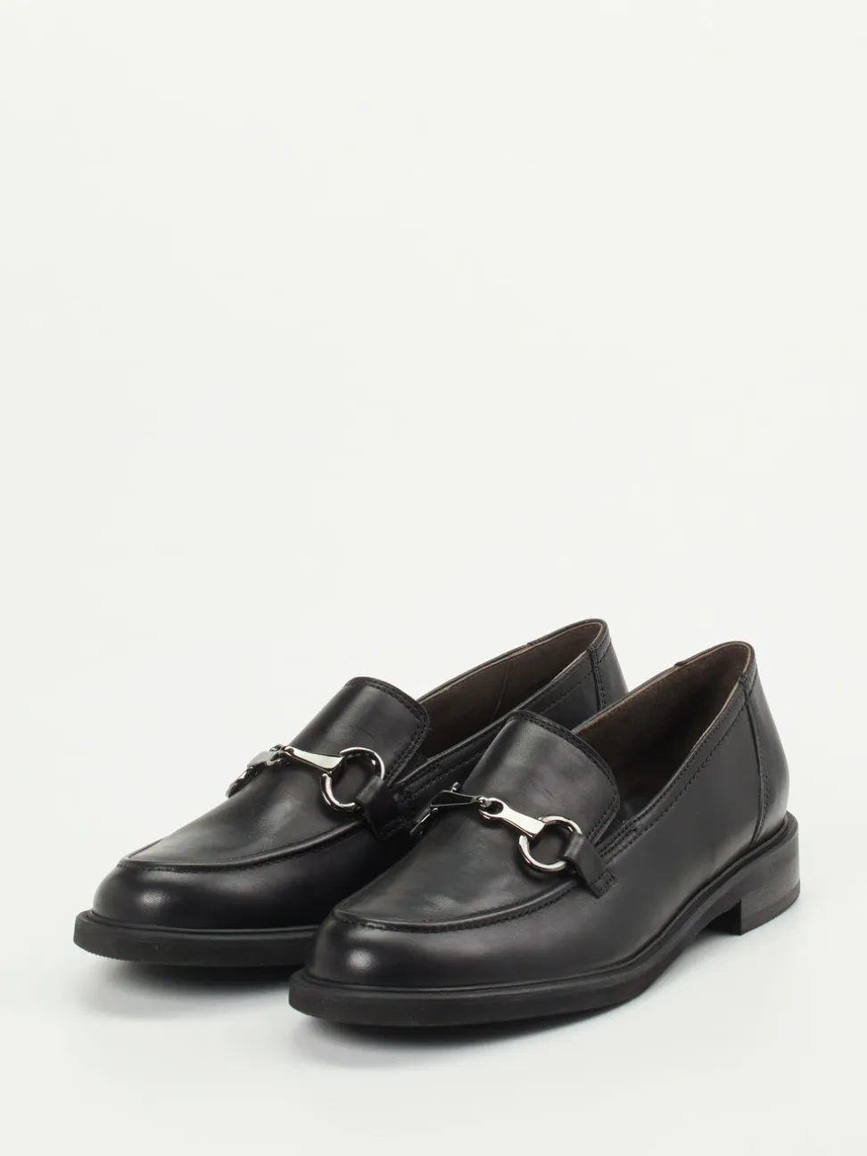 Paul Green – Slipper aus Kalbleder in Schwarz