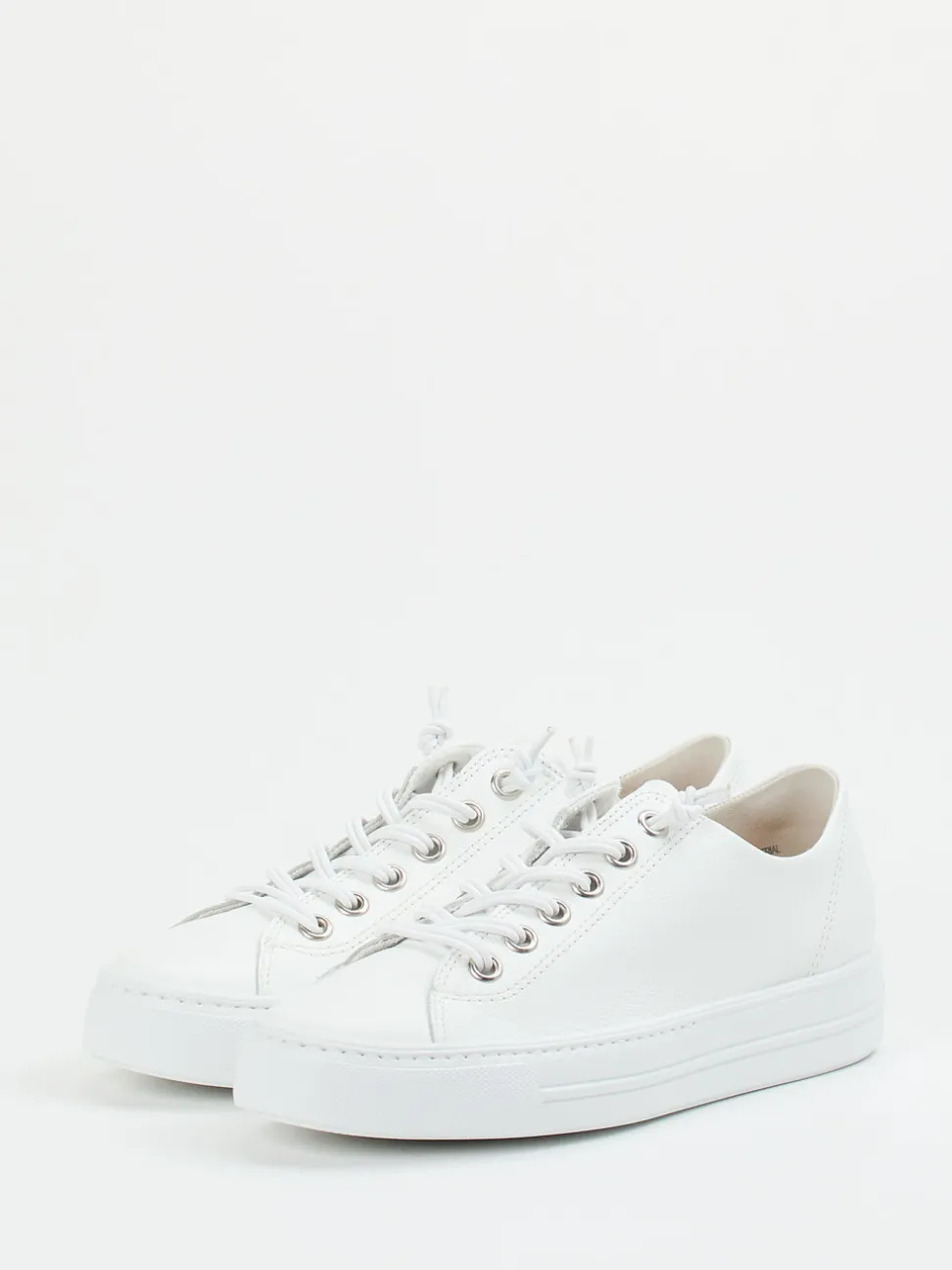 Paul Green – Sneaker aus Kalbleder in Weiß