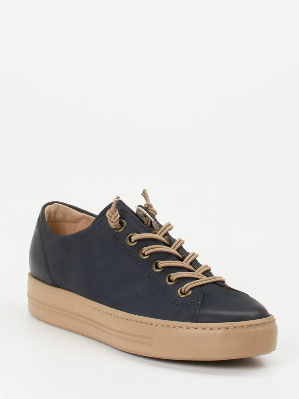 Paul Green – Sneaker aus Nubukleder Dunkelblau