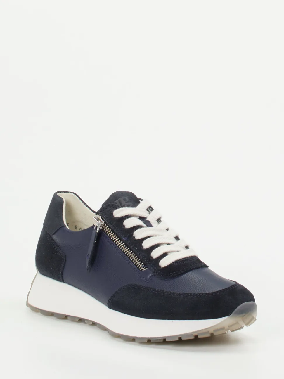 Paul Green – Sneaker aus Veloursleder Dunkelblau