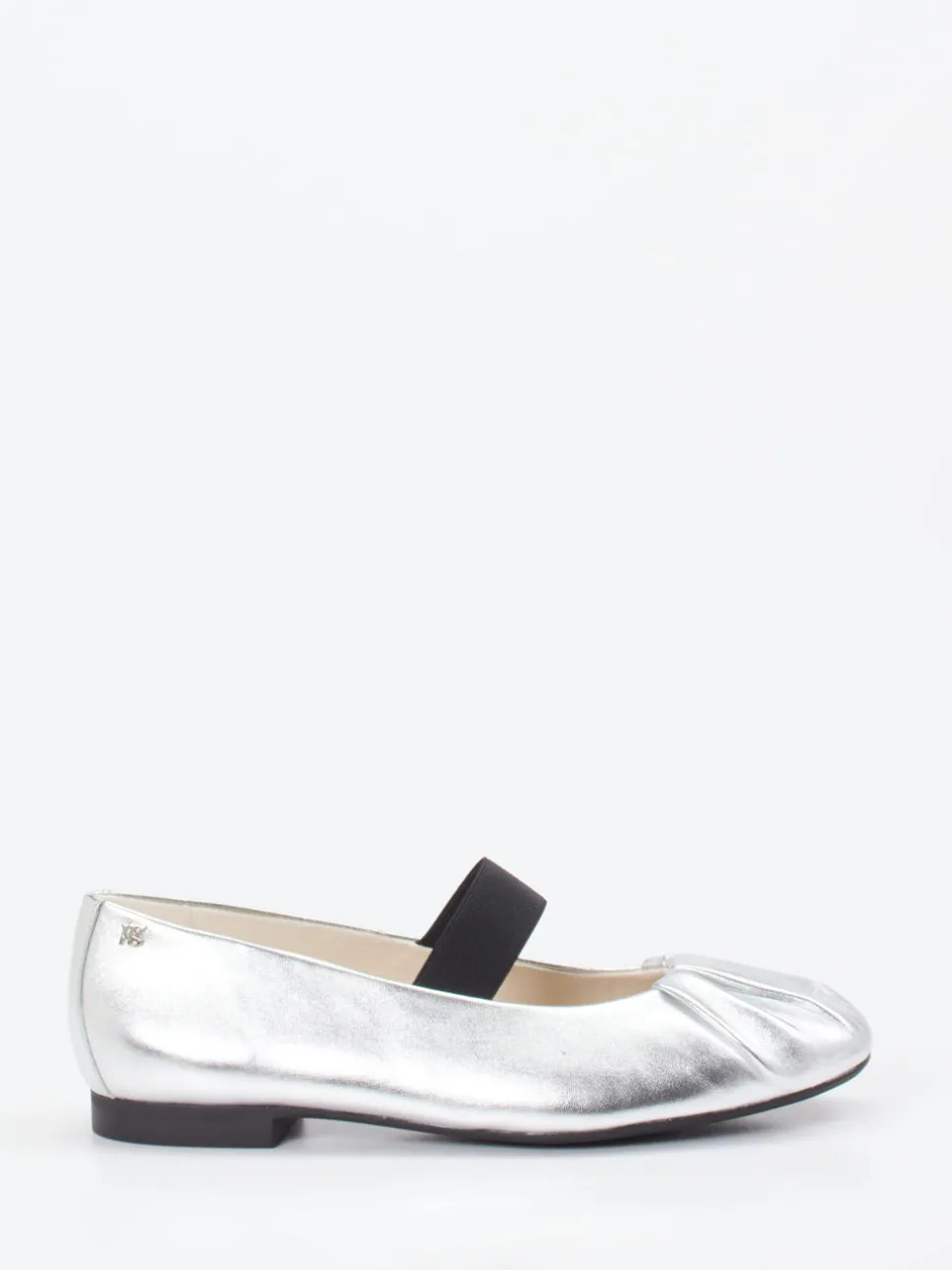 Paul Green – Spangenpumps aus Metallicleder silber