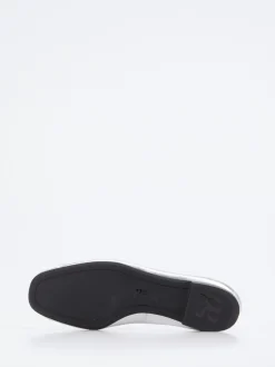 Paul Green – Spangenpumps aus Metallicleder silber