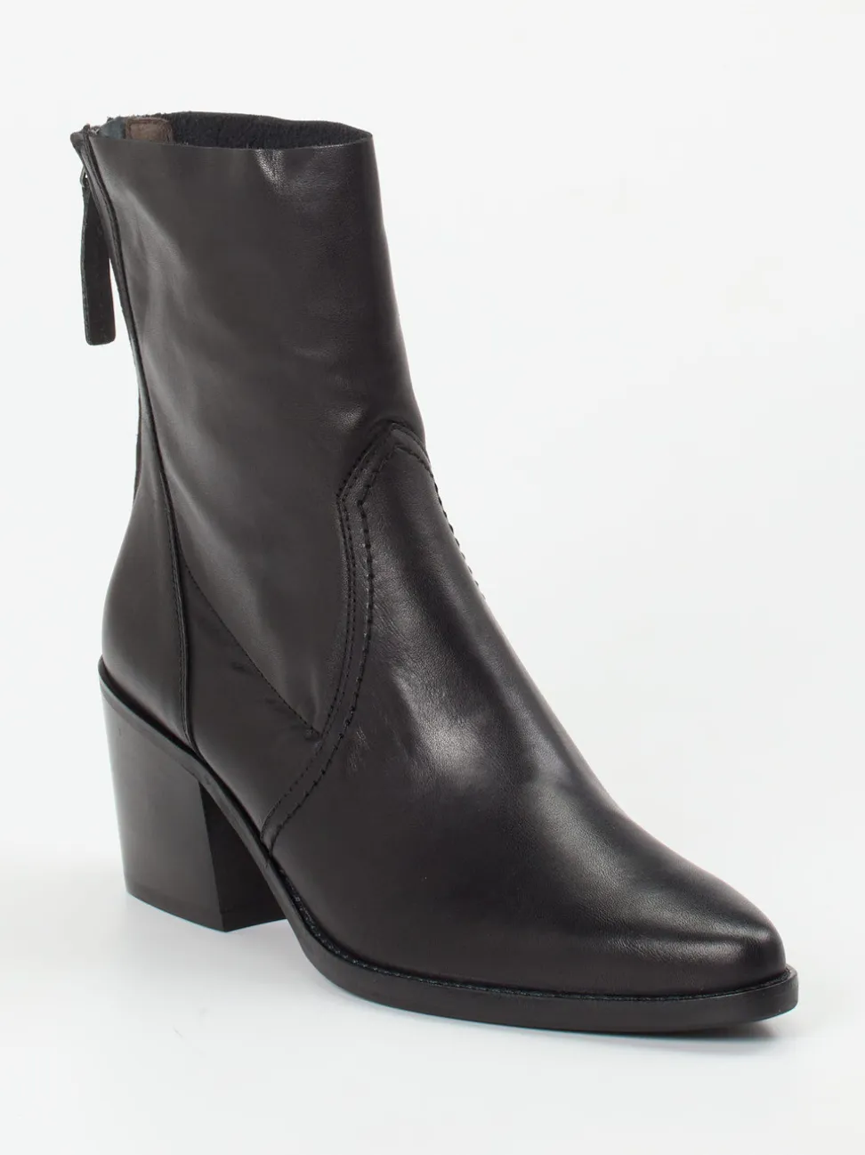 Paul Green – Stiefelette aus Kalbleder in Schwarz