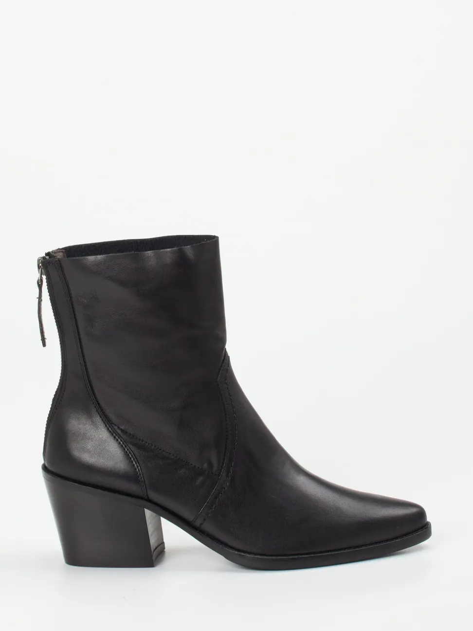 Paul Green – Stiefelette aus Kalbleder in Schwarz