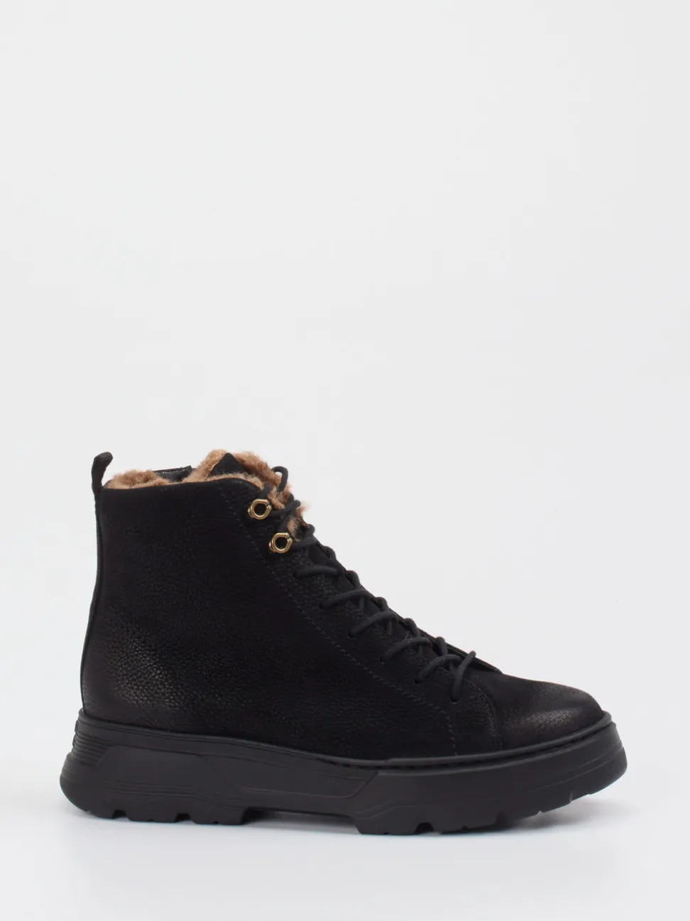 Paul Green – Stiefelette aus Nubukleder schwarz
