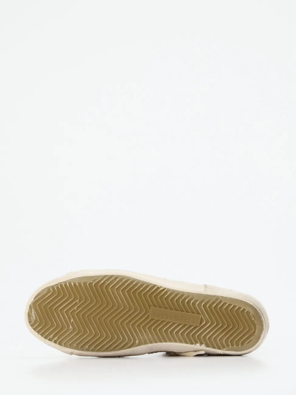 Philippe Model – High-Top Sneaker aus Velour/Textil Taupe